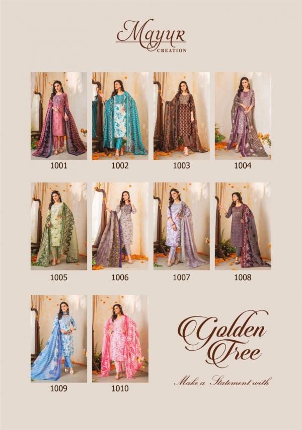 Mayur Golden Tree Vol-1 – Kurti Pant With Dupatta